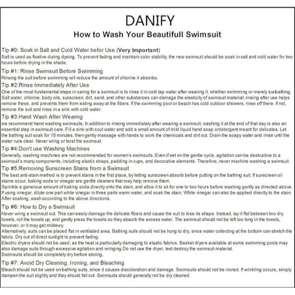 6X DANIFY Plus Size Swimwear Swimsuit Tummy Control Swimdress Tankini & Shorts - Picture 5 of 5